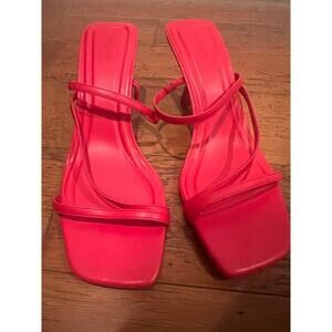 NWOT Open Edit Strapy Heels